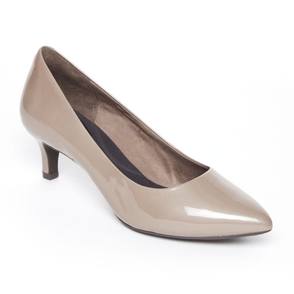 Womens Pumps - Rockport Total Motion Kalila - Grey - MFDQ31945